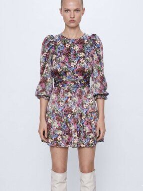 Zara Floral Mini Dress